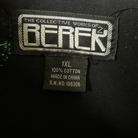 NWOT Berek Black Embroidered and Sequined Cotton Jacket - size 1X - Picture 6 of 13